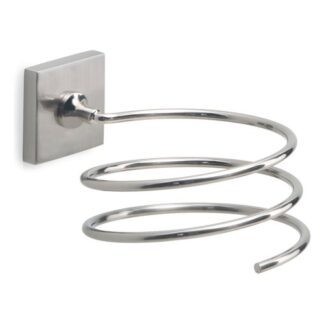 Porta asciugacapelli parete Porta asciugacapelli parete Gedy FJ55380 FUJI Silver spazzolato (ord.min.1.00 unità)
