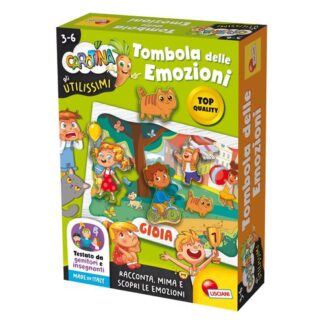 Educativo Gioco educativo Lisciani 102815 CAROTINA UTILISSIMI Tombola delle Emoz (ord.min.1.00 unità)