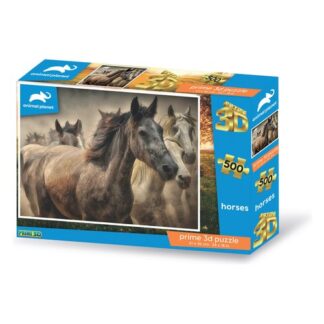 Puzzle Puzzle Grandi Giochi PU203000 PRIME 3D Cavalli Animal Planet (ord.min.1.00 unità)