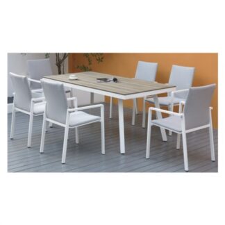 Set tavolo e sedie da esterno Set tavolo e sedie Amicasa ALEX Bianco (ord.min.1.00 unità)