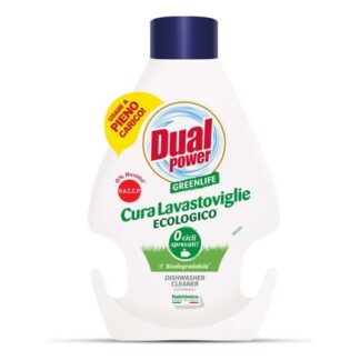Detergente pulizia lavastoviglie Detergente pulizia lavastoviglie Dual Power LV9159 GREENLIFE Ecologico (ord.min.1.00 unità)