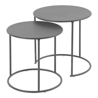 Set tavolini da esterno Set tavolini esterno Amicasa ZURIGO Antracite (ord.min.1.00 unità)