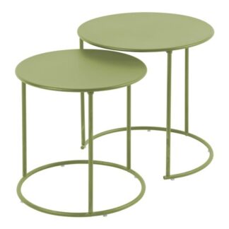 Set tavolini da esterno Set tavolini esterno Amicasa ZURIGO Verde salvia (ord.min.1.00 unità)