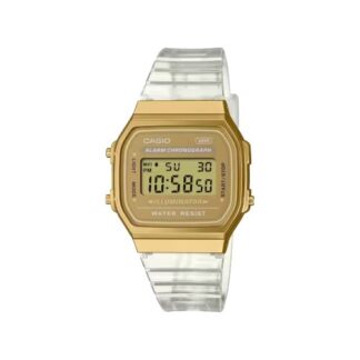Orologio polso Orologio Casio A168XESG 9AEF VINTAGE Iconic Clear e Gold (ord.min.1.00 unità)