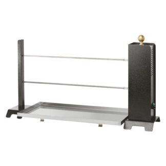 Girarrosto Girarrosto R.Zeta KitMiniCad MINICADORE con leccarda Nero e Inox (ord.min.1.00 unità)