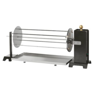 Girarrosto Girarrosto R.Zeta KitCad CADORE con leccarda Nero e Inox (ord.min.1.00 unità)