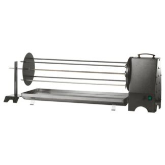 Girarrosto Girarrosto R.Zeta KitCA4V CORTINA con leccarda Nero e Inox (ord.min.1.00 unità)