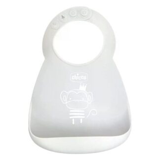 Bavaglino Chicco 10219 30 con tasca Grigio Bavaglino (ord.min.1.00unità)