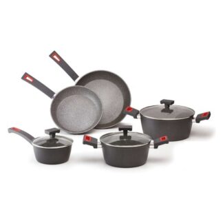 Batteria pentole Batteria pentole Ghidini Cipriano 2293 VIVÀ Grigio scuro (ord.min.1.00 unità)