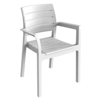 Sedia con braccioli da esterno Sedia con braccioli Toomax Z0969SAA00800 RECANATI 969 Bianco (ord.min.1.00 unità)