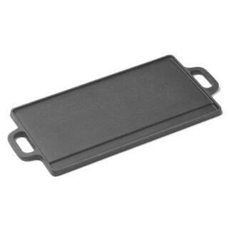 Piastra ghisa Piastra ghisa Ompagrill PIASTRA4323 double face liscia rigata Nero (ord.min.1.00 unità)