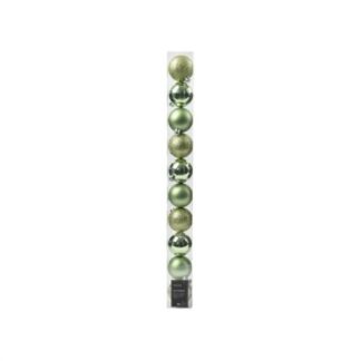 Set palline albero Natale Set palline albero Natale Amicasa 9022469 Green tea (ord.min.1.00 unità)