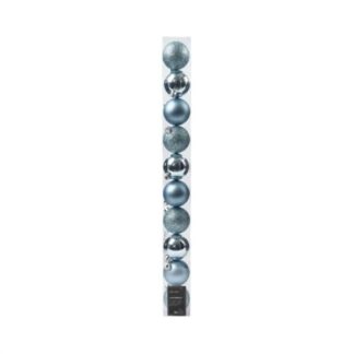 Set palline albero Natale Set palline albero Natale Amicasa 9022471 Blu ice (ord.min.1.00 unità)