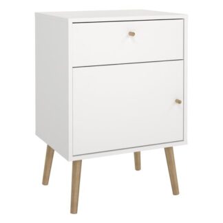 Comodino Comodino Tvilum 491234949 BODO White (ord.min.1.00 unità)