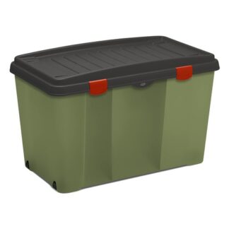 Contenitore salvaspazio Contenitore Stefanplast 13404 FAMILY BOX Camping con coperchio Verde e (ord.min.1.00 unità)
