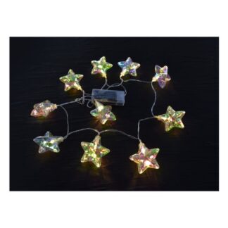 Filo luci Natale Filo Pre Qu' Italia D3842 CHRISTMAS Stelle Trasparente (ord.min.1.00 unità)