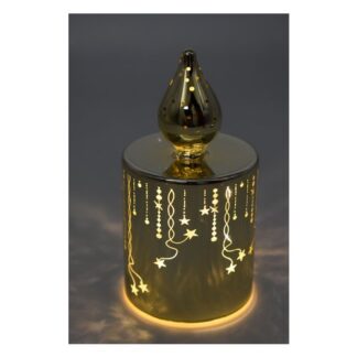 Candela decorativa Natale Candela decorativa Natale Pre Qu' Italia D3852 Stelle traforate effett (ord.min.1.00 unità)