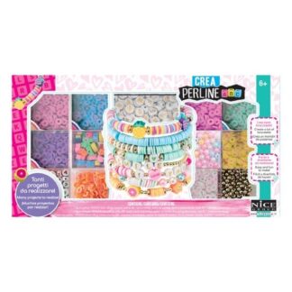 Gioco bigiotteria Nice 87042 CREA PERLINE ABC Hishi Pop 500 Assortito Bigiotteria giocattolo (ord.min.1.00unità)