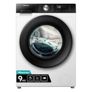 Lavatrice libera installazione Lavatrice Hisense 20013532 3S WF3S9043BW3 White e Black (ord.min.1.00 unità)