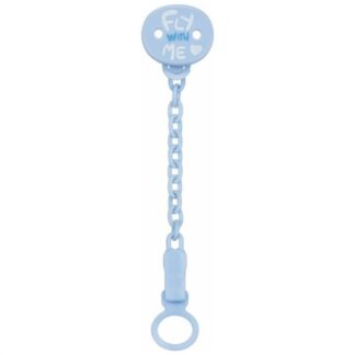 Porta succhietto Chicco 00004084210000 clip con catenella Azzurro Porta succhietto (ord.min.1.00unità)