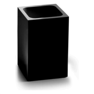 Bicchiere porta spazzolino Bicchiere porta spazzolino Gedy SF9814 SOFIA Nero (ord.min.1.00 unità)