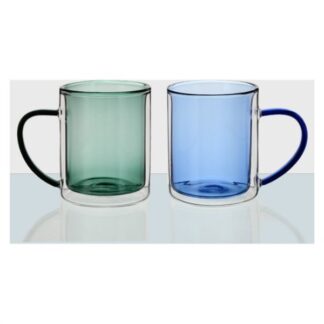 Set tazze Set tazze Amicasa BG21175GB RIO Mug Verde e Blu (ord.min.1.00 unità)