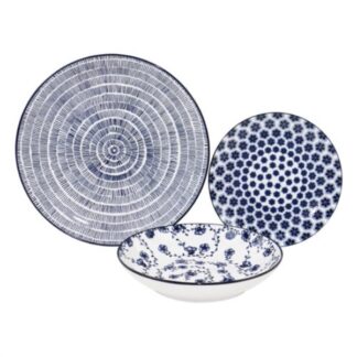 Set piatti tavola Servizio piatti Amicasa Art 45 VEGA Blu (ord.min.1.00 unità)
