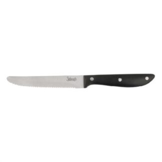 Coltello tavola Coltello Salvinelli CTFBI BISTROT manico rivettato Cromo e Nero (ord.min.1.00 unità)