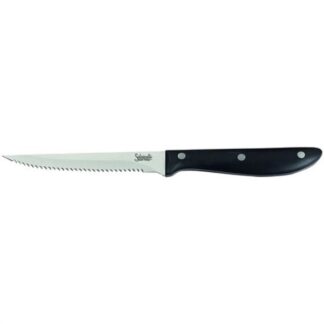 Coltello bistecca Coltello bistecca Salvinelli CBFBI BISTROT lama 11,5 cm Cromo e Nero (ord.min.1.00 unità)