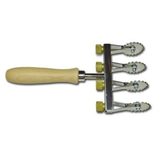 Taglia pasta Taglia pasta Elettro Center Art 393 regolabile 4 lame dentate 120 mm (ord.min.1.00 unità)