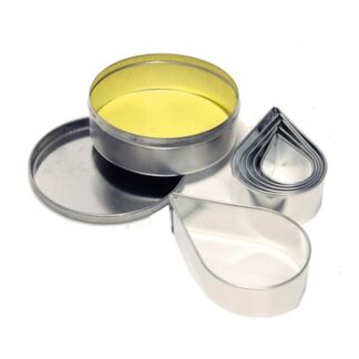 Coppapasta Coppapasta Pavoni Italia STP57 6 pz Gocce lisce 45-95x35 mm Cromo (ord.min.1.00 unità)