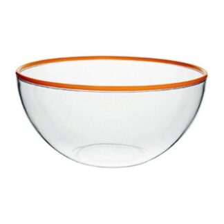 Insalatiera Insalatiera Cosmoplast 142 SATURNO Trasparente e Rosso (ord.min.1.00 unità)