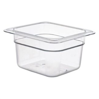 Bacinella gastronomia Bacinella alimenti Cambro 64CW135 GASTRONORM Mod. 1/6 Trasparente (ord.min.1.00 unità)