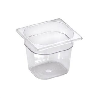 Bacinella gastronomia Bacinella alimenti Cambro 62CW135 GASTRONORM Mod. 1/6 Trasparente (ord.min.1.00 unità)