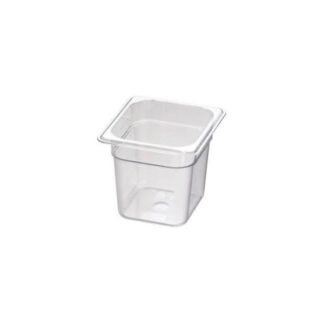 Bacinella gastronomia Bacinella alimenti Cambro 66CW135 GASTRONORM Mod. 1/6 Trasparente (ord.min.1.00 unità)