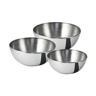 Coppa Coppa Abert V590643002 DAILY PLUS Set 3 pz 15, 20 e 23 cm Cromo inox (ord.min.1.00 unità)