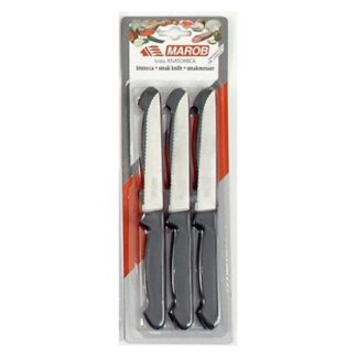 Set coltelli bistecca Set coltelli bistecca Marietti 1860 125AB06N ANATOMICA lama dentata (1 (ord.min.1.00 unità)