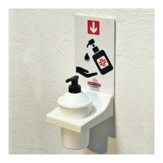 Porta sapone parete Porta sapone parete Eliplast 1010 1 Kit sanificazione mani Bianco (ord.min.1.00 unità)
