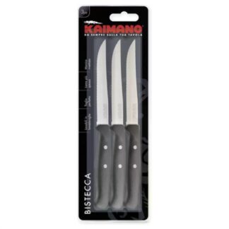 Set coltelli bistecca Set coltelli bistecca Kaimano 1023378 PREMIUM lama denti fini Nero (ord.min.1.00 unità)