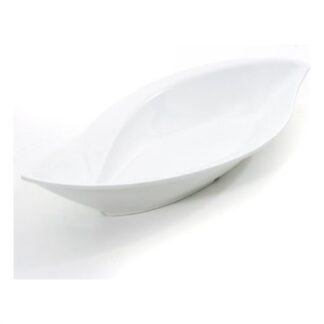 Piatto portata Piatto portata Ilsa E118517IV00 HANA EFAY Foglia Bianco (ord.min.1.00 unità)