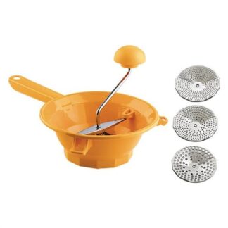 Passa verdura Passa verdura Omac 380 Tilly 2 con 3 dischi Giallo (ord.min.1.00 unità)