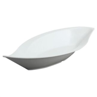 Piatto portata Piatto portata Ilsa E118520IV00 HANA EFAY Foglia Bianco (ord.min.1.00 unità)