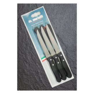 Set coltelli bistecca Set coltelli bistecca Marietti 1860 112RBV6N RIVETTATA lama dentata (1 (ord.min.1.00 unità)