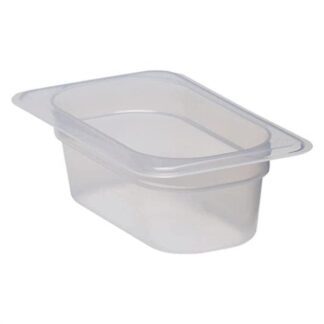 Bacinella gastronomia Bacinella alimenti Cambro 94PP190 GASTRONORM Mod. 1/9 Bianco traslucid (ord.min.1.00 unità)