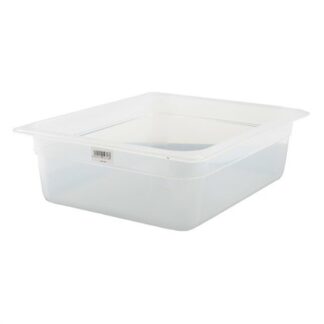 Bacinella alimenti Cambro 24PP190 GASTRONORM Mod. 1/2 Bianco traslucid Bacinella gastronomia (ord.min.1.00unità)