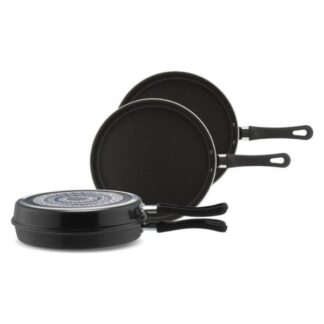 Padella girafrittata Padella girafrittata Piardinox DUEG2425NEIN Nero (ord.min.1.00 unità)