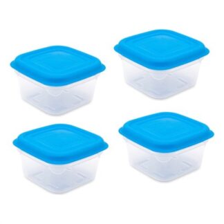 Set contenitori alimenti Set contenitori alimenti Giò Style 6465254 ERMETICI quadro Azzurro (ord.min.1.00 unità)