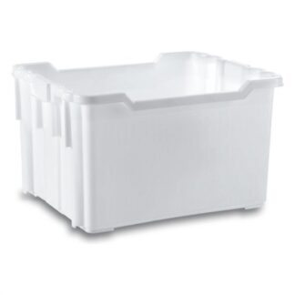 Cassetta per alimenti Cassetta Giganplast 8325HD TRANSPORT Container Strong max 70 kg Bianco (ord.min.1.00 unità)