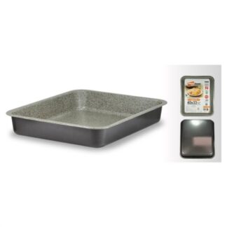 Teglia forno Teglia Mamù HAPSTTEGREAT4033H HAPPY STONE alta Grigio pietra (ord.min.1.00 unità)