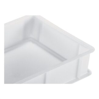 Cassetta Giganplast 1885 HD1 SERVICE sovrapponibile per alimenti Bianc Cassetta per alimenti (ord.min.1.00unità)